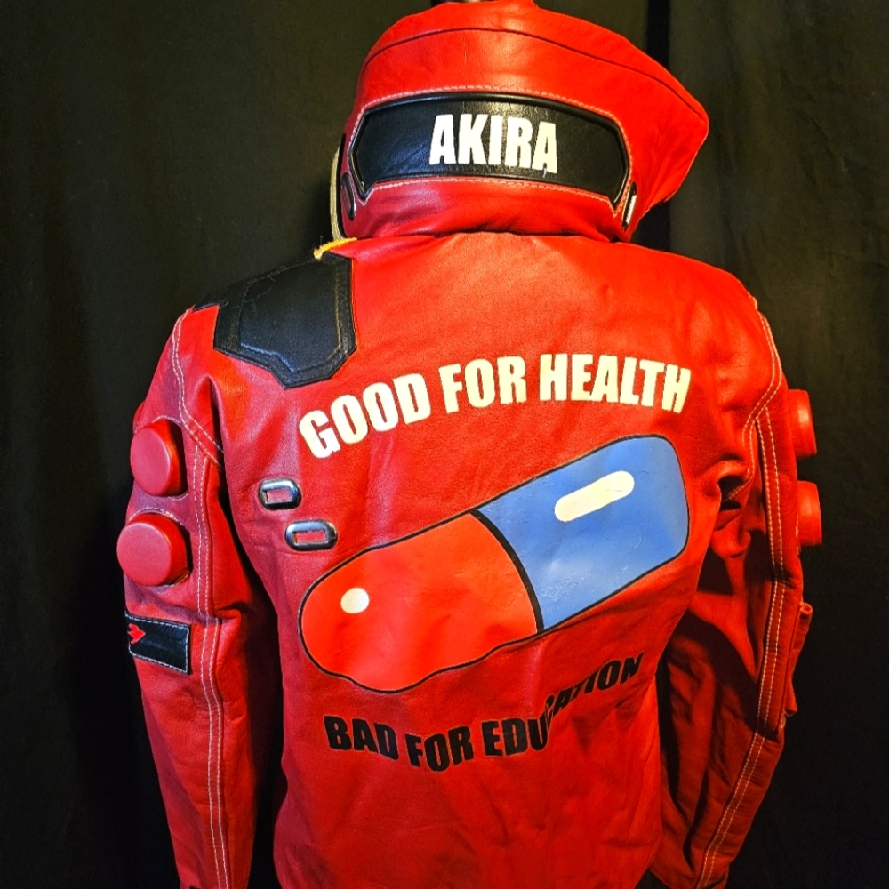 Xs Cyberpunk Akira Replica All Leather Jacket by California Jacket